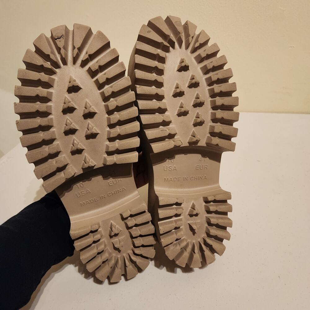 Jeffrey Campbell Taupe Platform Clog Mules - Picture 6 of 9
